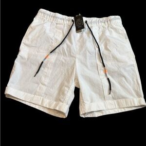 J.Crew Women's Size 2 Solid White Drawstring Shorts